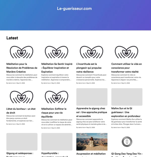 Le site déménage